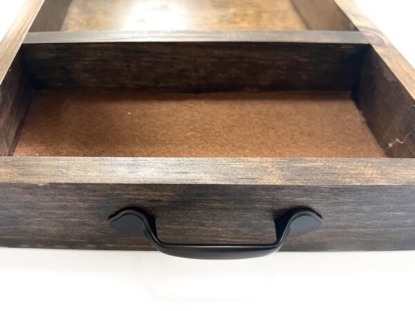 Lap tray for crafts lap table for punch needle frame rug hooking needle felting pad with area for craft tools and supplies. - Image 4
