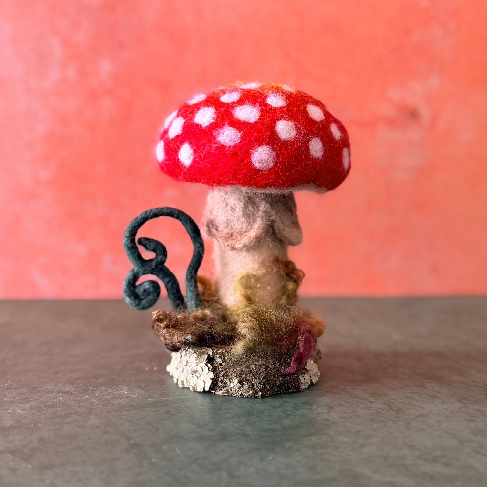 Needle Felted Mushroom